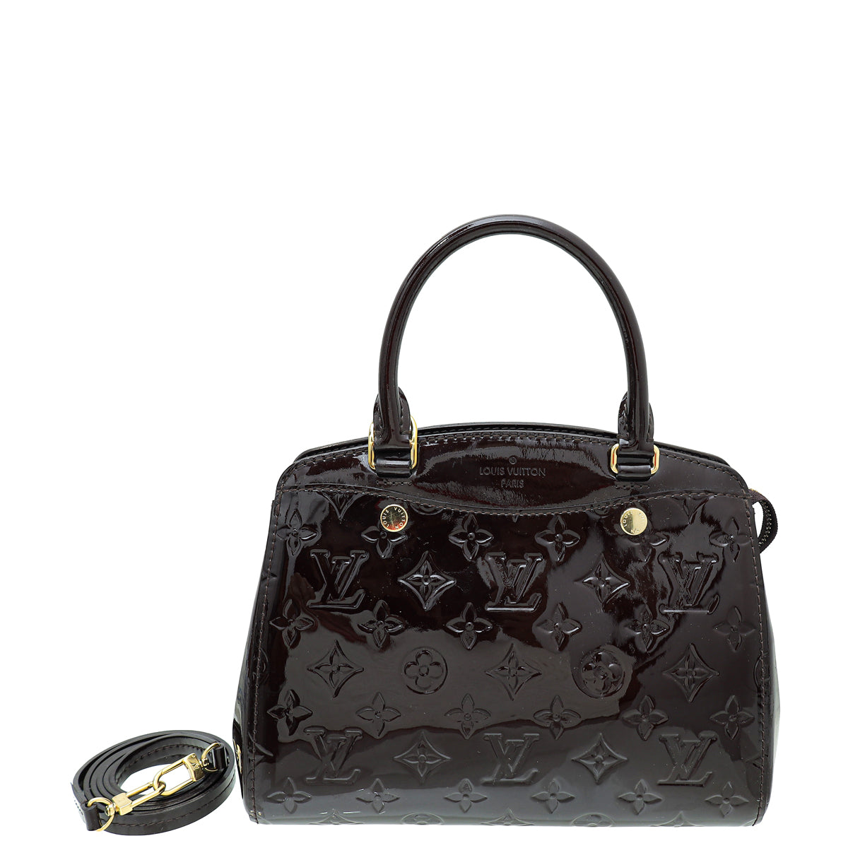 Louis Vuitton Amarante Monogram Vernis Brea NM PM Bag