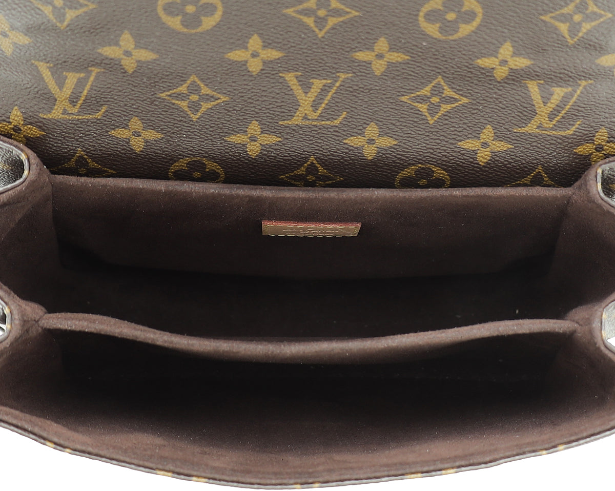 Louis Vuitton Monogram Pochette Metis Bag W/ Twilly