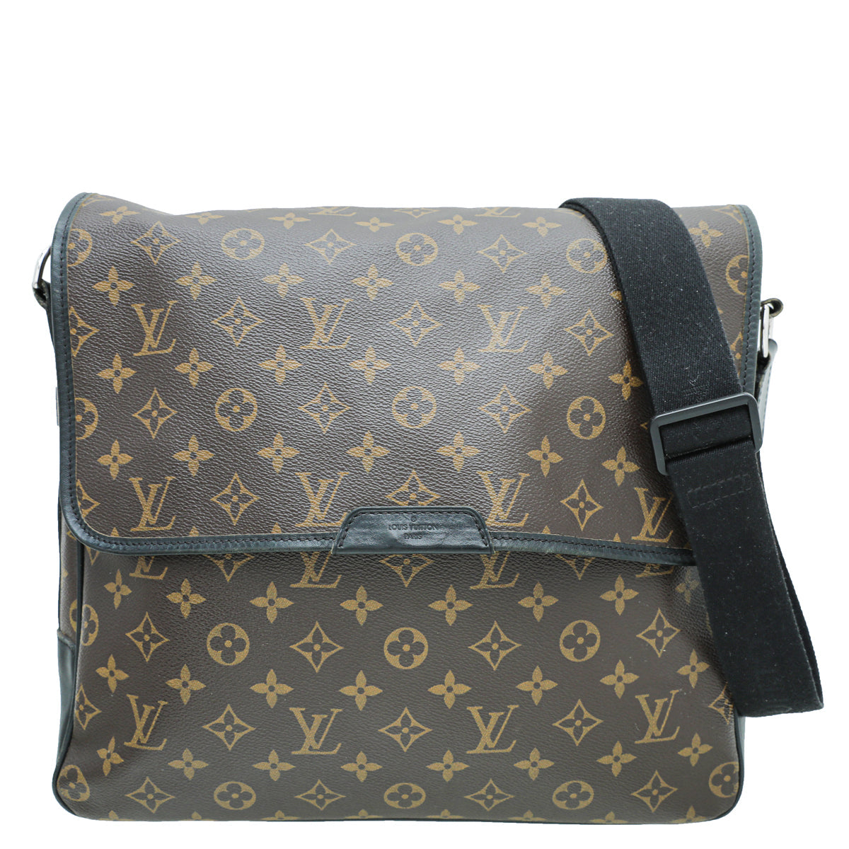 Louis Vuitton Monogram Macassar Bass GM Messenger Bag w/ ZK Initials