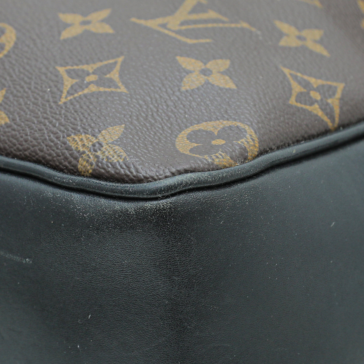 Louis Vuitton Monogram Macassar Bass GM Messenger Bag w/ ZK Initials