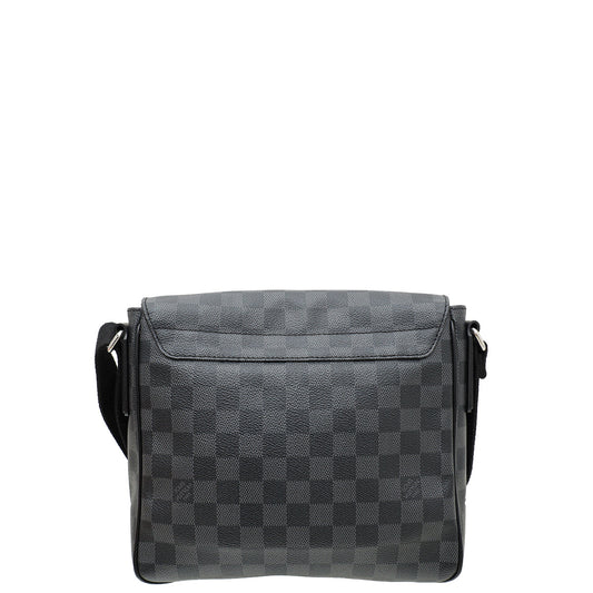 Louis Vuitton Bicolor Graphite District PM Messenger Bag