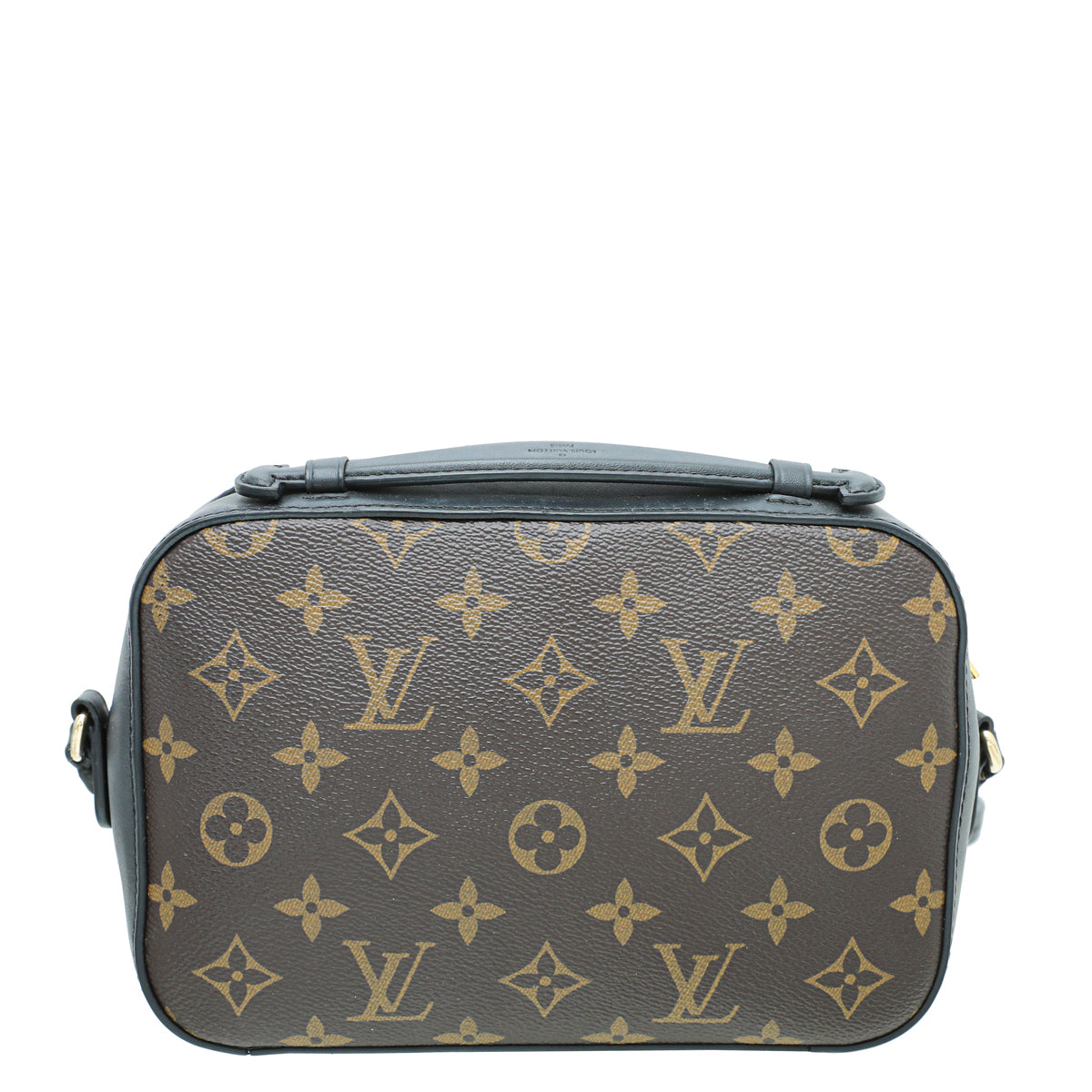 Louis Vuitton Monogram Black Saintonge Bag