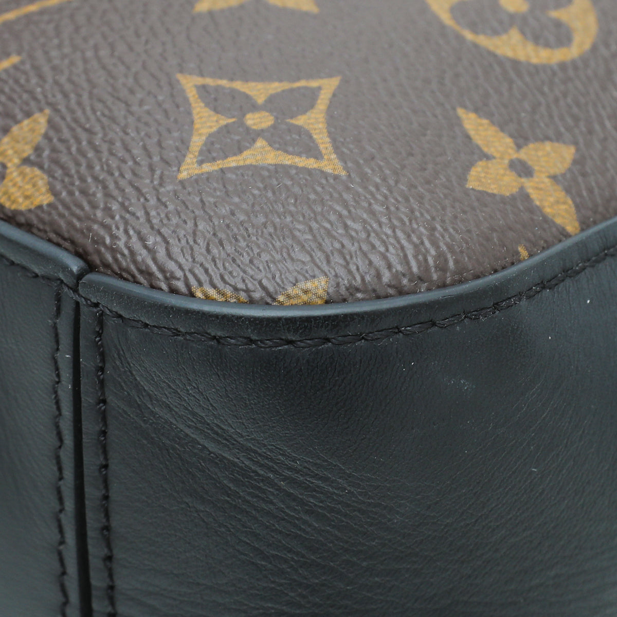 Louis Vuitton Monogram Black Saintonge Bag