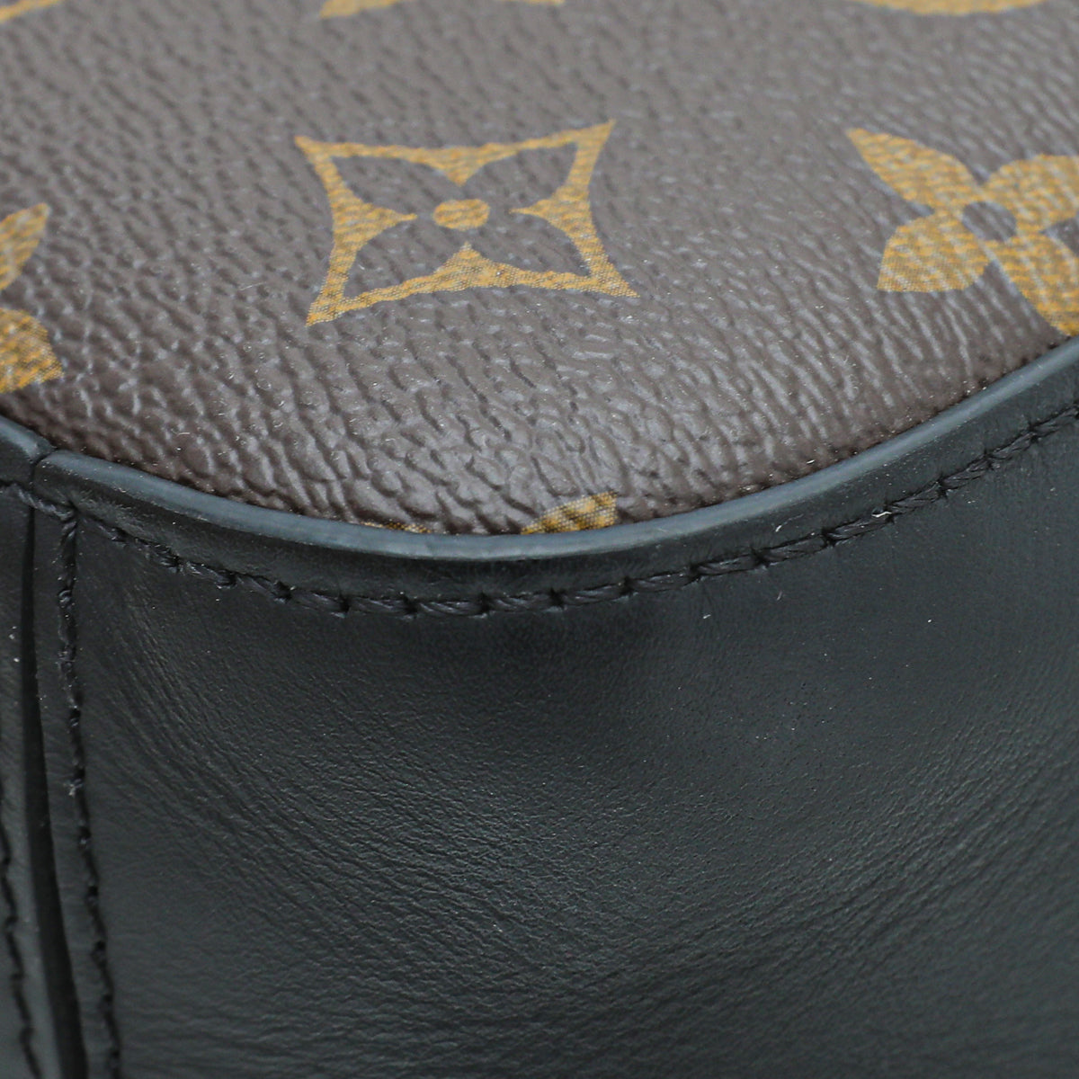 Louis Vuitton Monogram Black Saintonge Bag