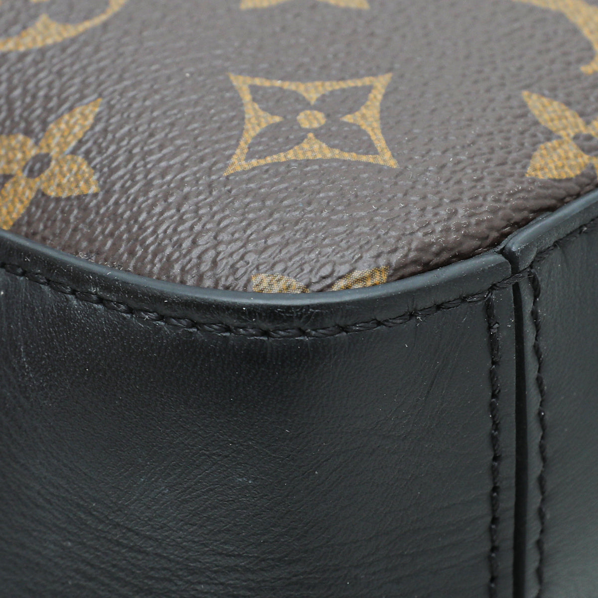 Louis Vuitton Monogram Black Saintonge Bag