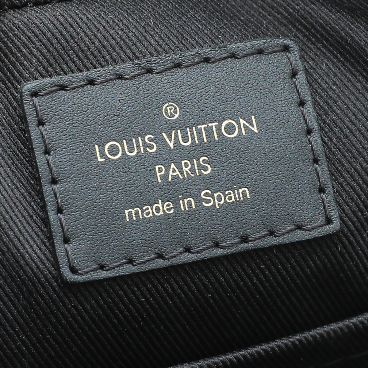 Louis Vuitton Monogram Black Saintonge Bag