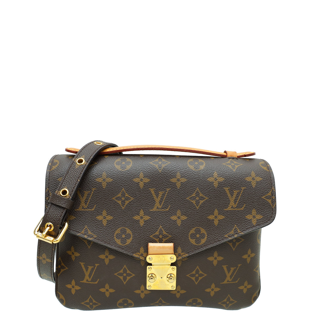 Louis Vuitton Brown Monogram Pochette Metis Bag