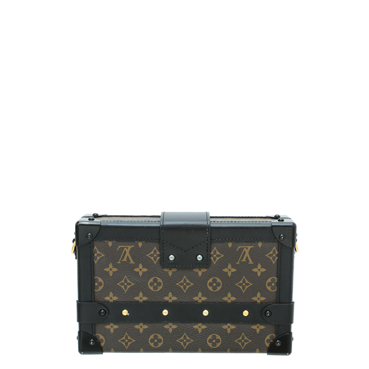 Louis Vuitton Monogram Black Petite Malle Bag