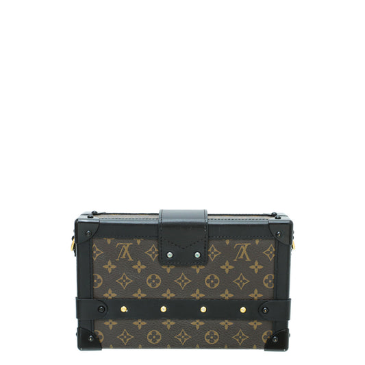 Louis Vuitton Monogram Black Petite Malle Bag