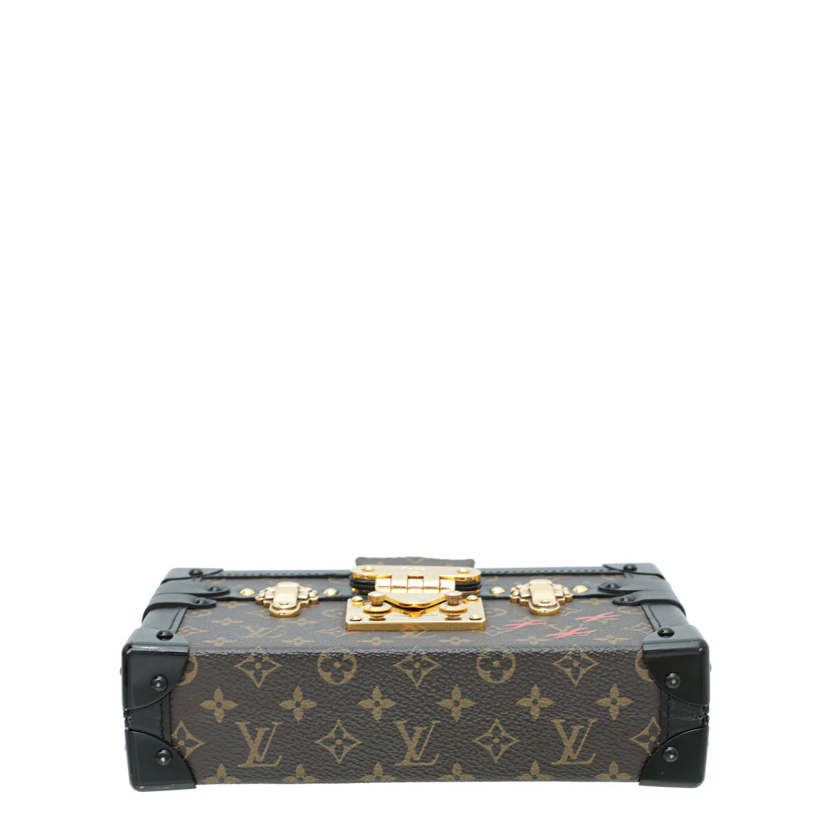 Louis Vuitton Monogram Black Petite Malle Bag