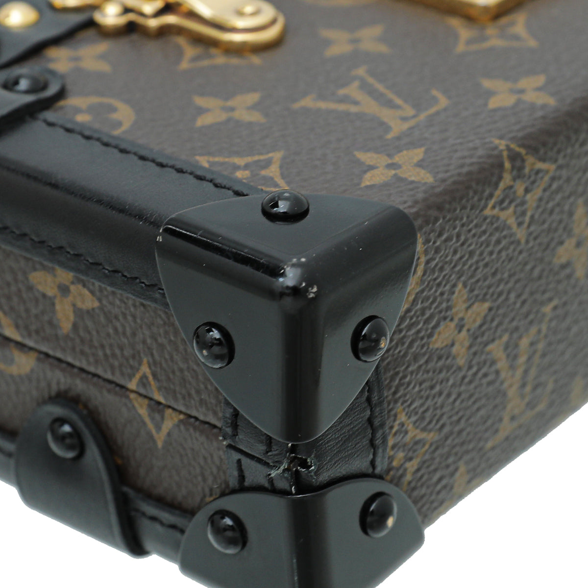 Louis Vuitton Monogram Black Petite Malle Bag