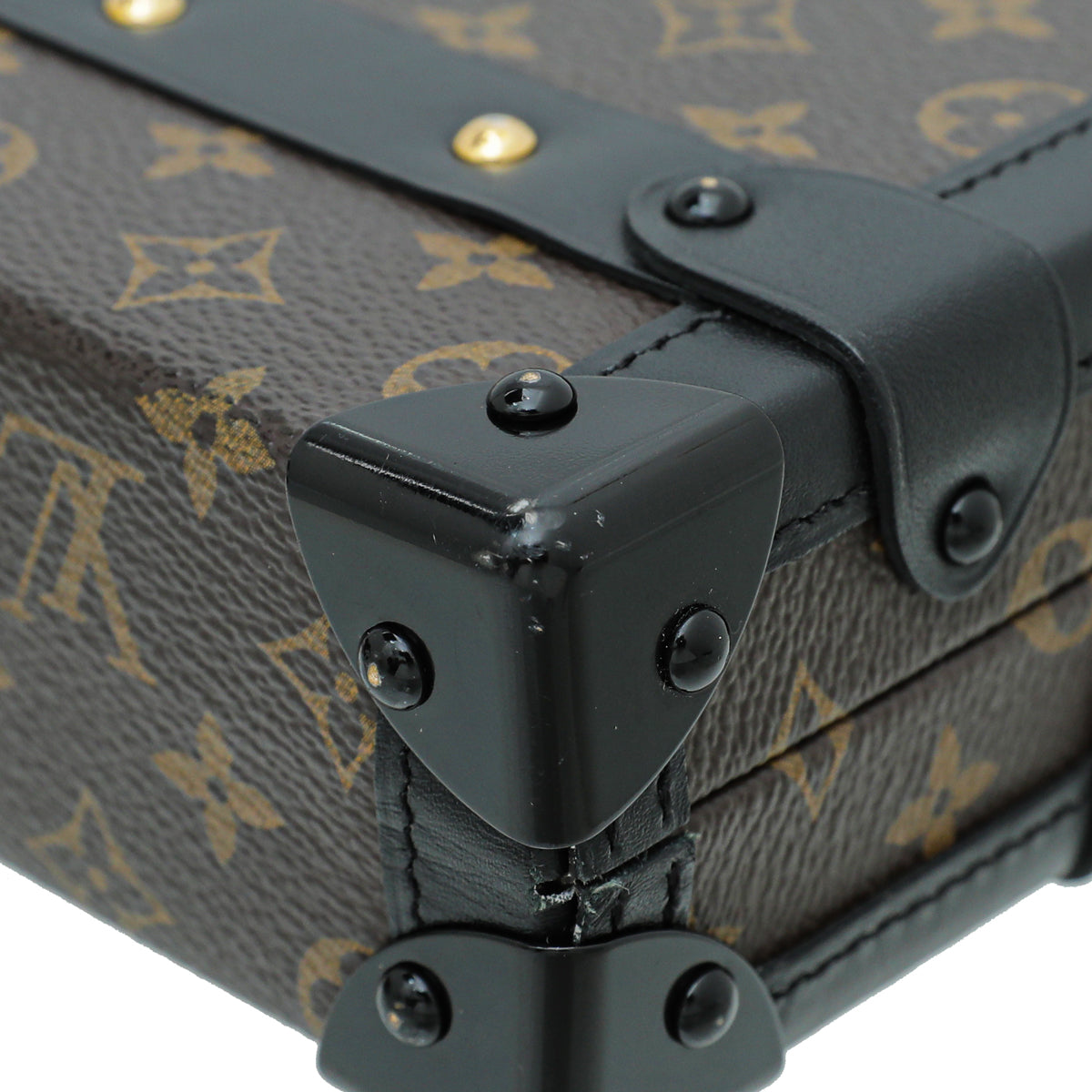 Louis Vuitton Monogram Black Petite Malle Bag