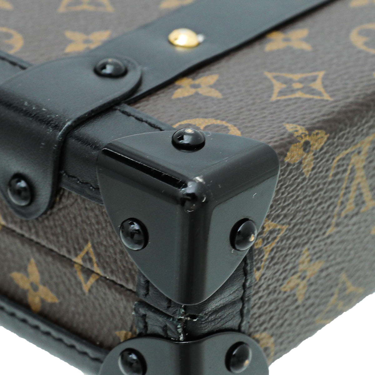 Louis Vuitton Monogram Black Petite Malle Bag