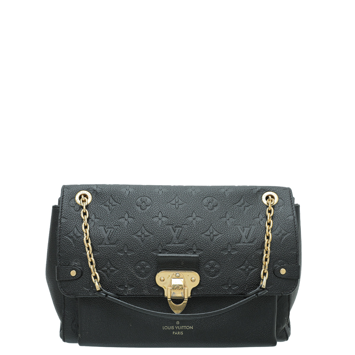 Louis Vuitton Black Monogram Empreinte Vavin MM Bag