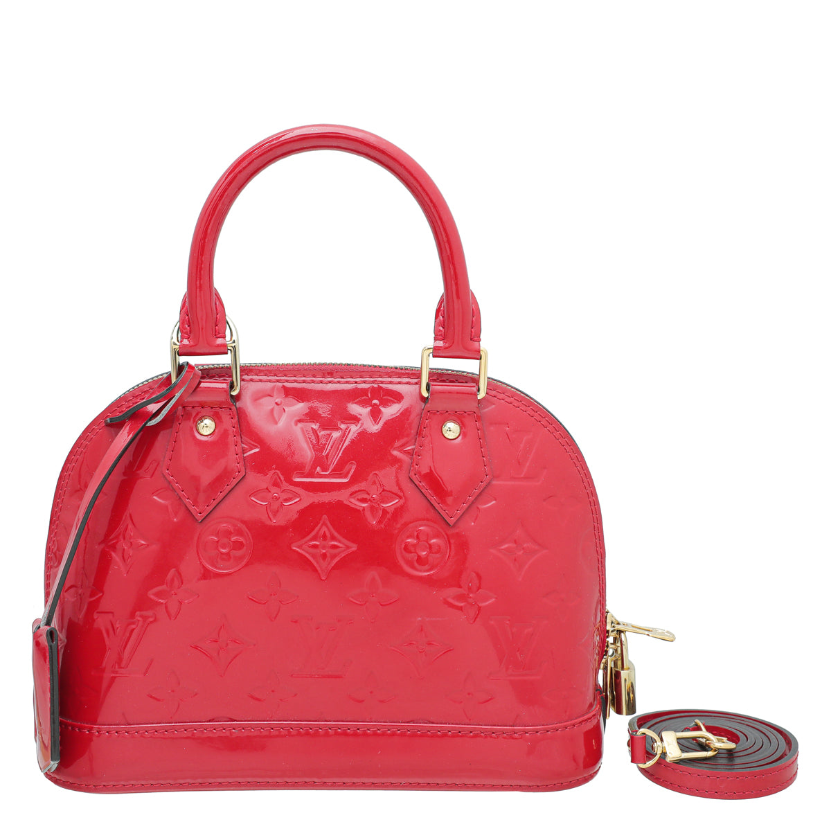 Louis Vuitton Cerise Monogram Vernis Alma BB Bag