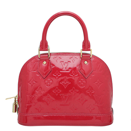 Louis Vuitton Cerise Monogram Vernis Alma BB Bag