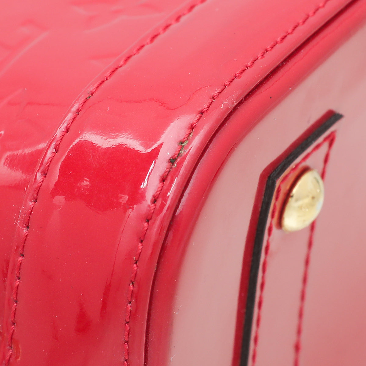 Louis Vuitton Cerise Monogram Vernis Alma BB Bag