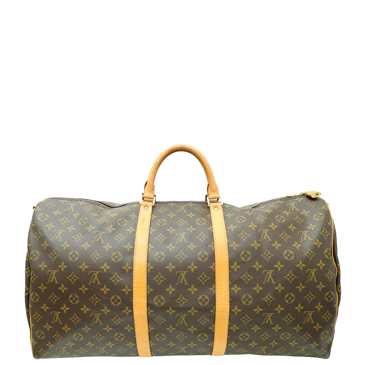 Louis Vuitton Brown Monogram Keepall Bandouliere 60 Bag