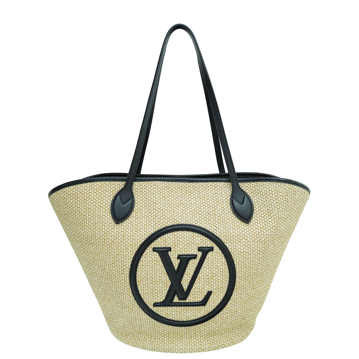 Louis Vuitton Bicolor Saint Jacques Knitted Raffia Bag