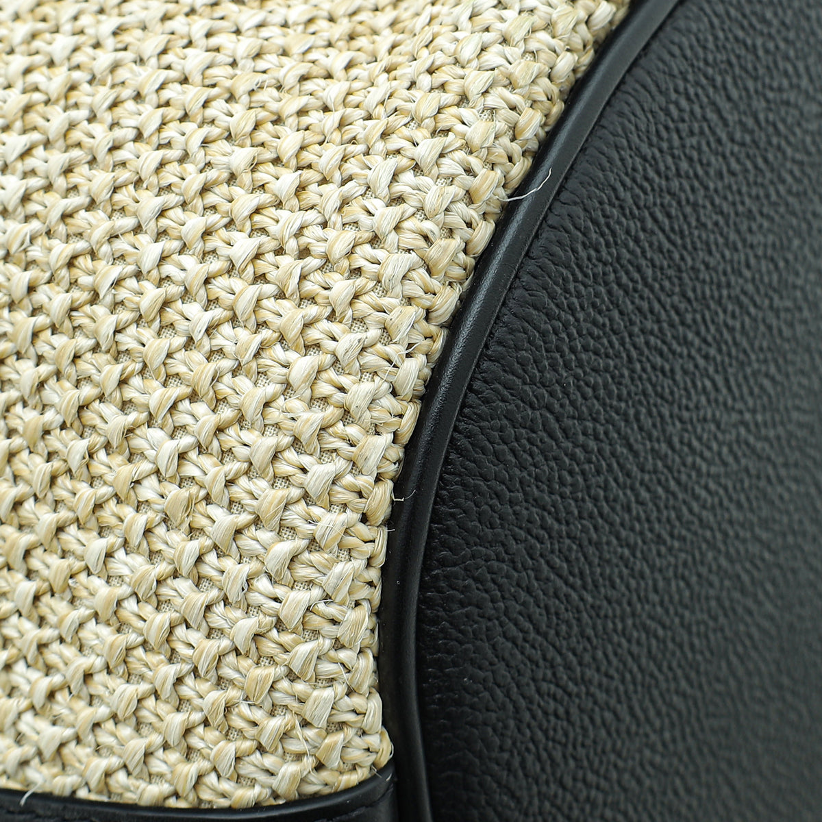 Louis Vuitton Bicolor Saint Jacques Knitted Raffia Bag