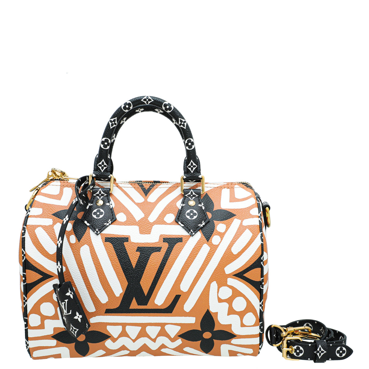 Louis Vuitton Caramel Monogram Crafty Speedy 25 Bandouliere