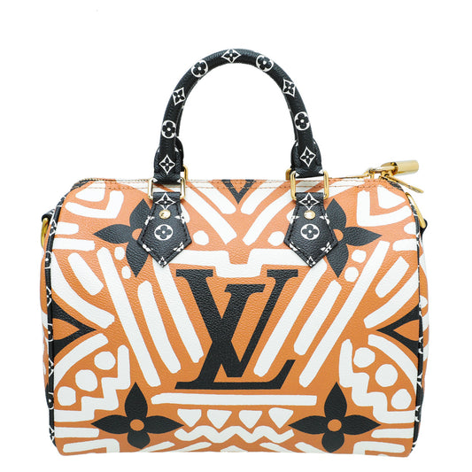 Louis Vuitton Caramel Monogram Crafty Speedy 25 Bandouliere