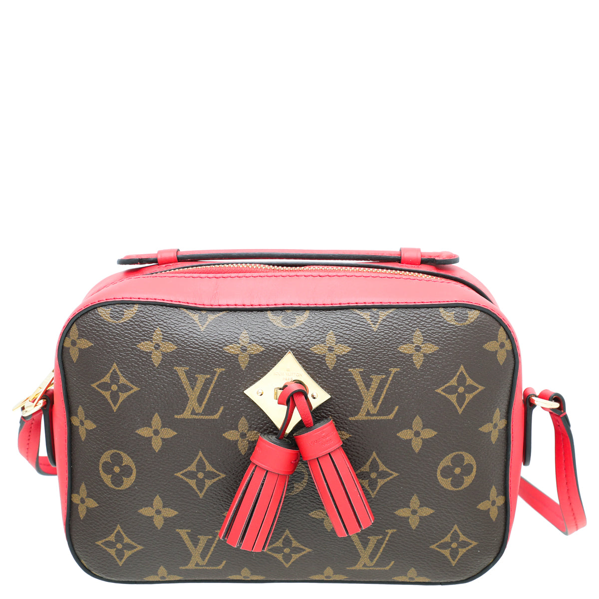 Louis Vuitton Coquelicot Monogram Saintonge Bag