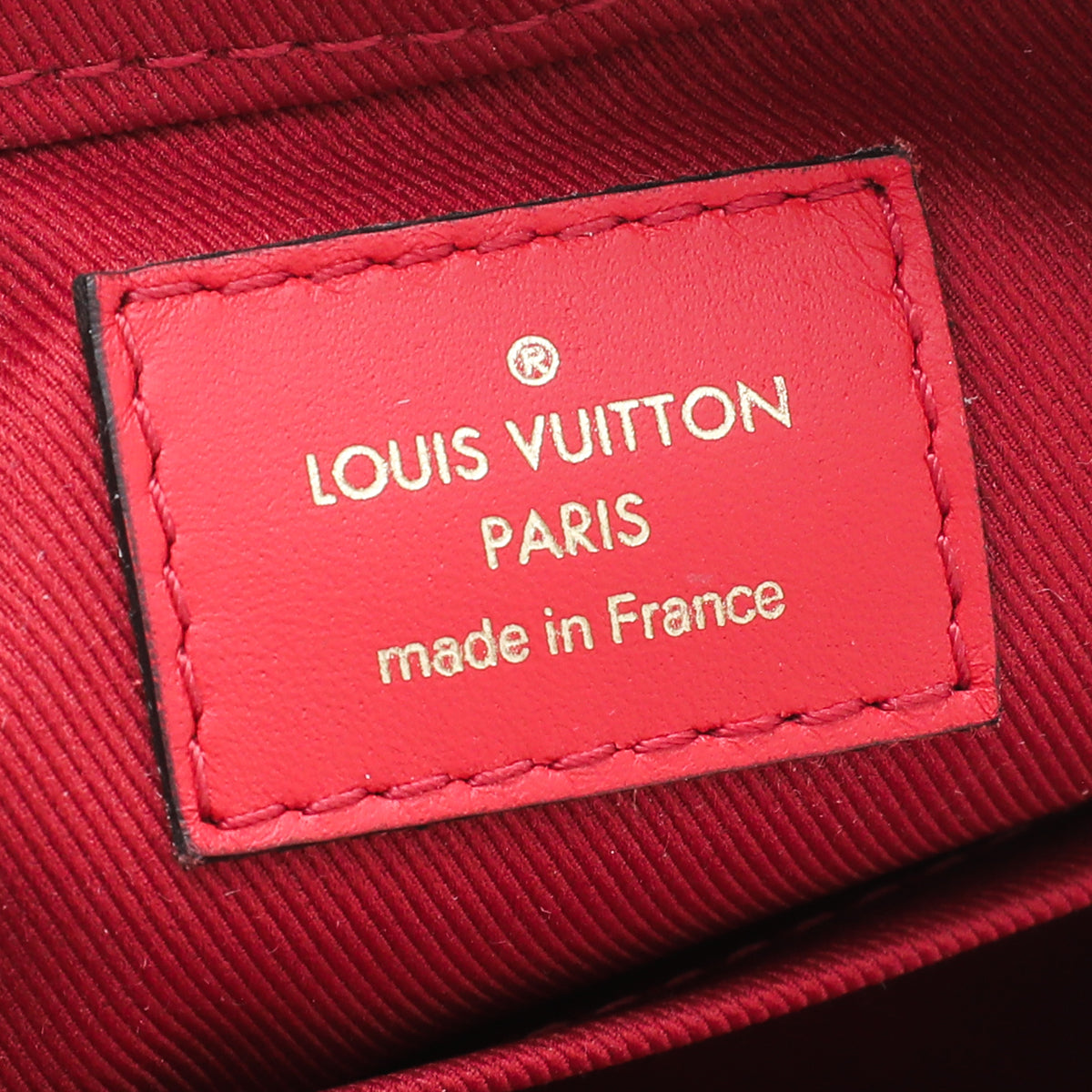 Louis Vuitton Coquelicot Monogram Saintonge Bag