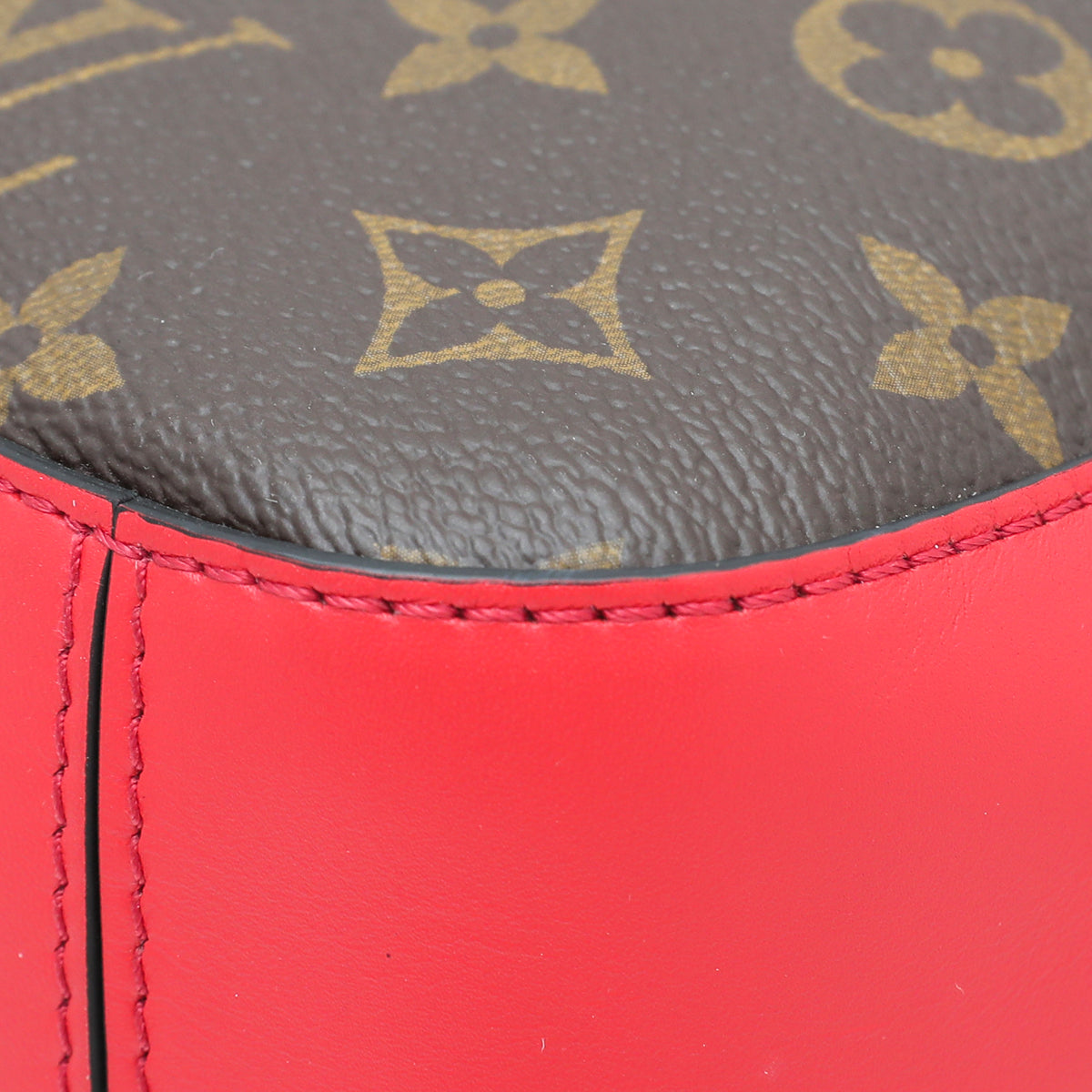 Louis Vuitton Coquelicot Monogram Saintonge Bag