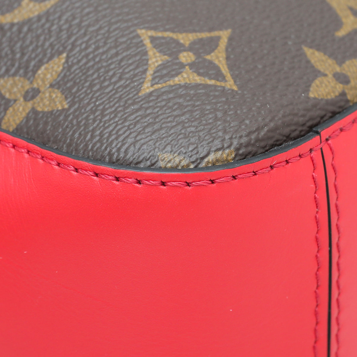 Louis Vuitton Coquelicot Monogram Saintonge Bag