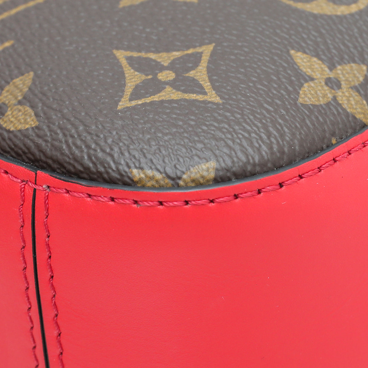 Louis Vuitton Coquelicot Monogram Saintonge Bag