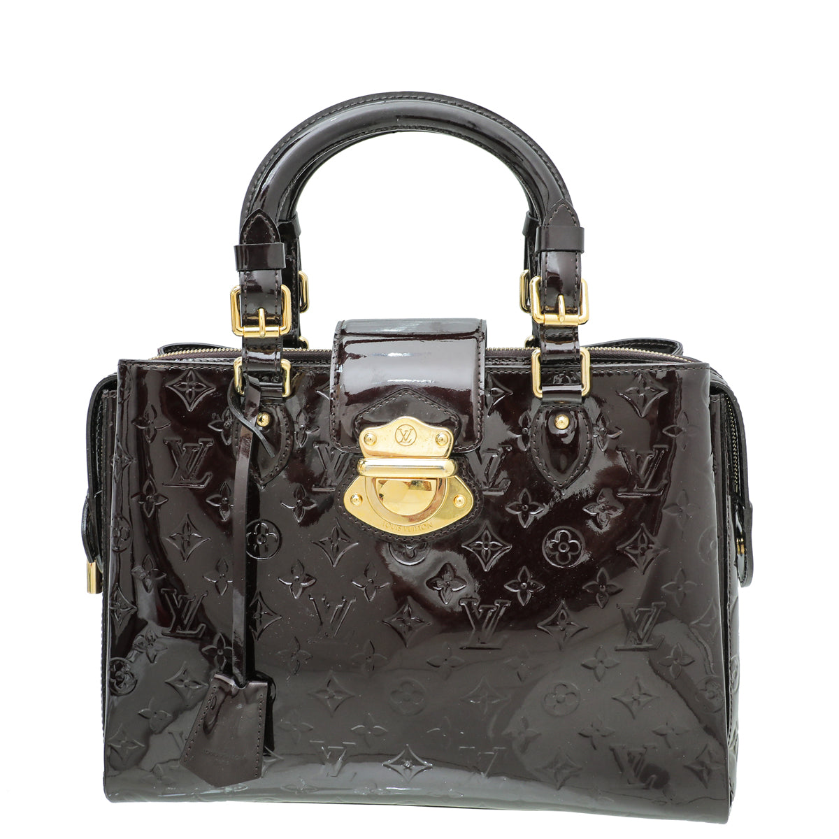 Louis Vuitton Amarante Monogram Vernis Melrose Avenue Bag