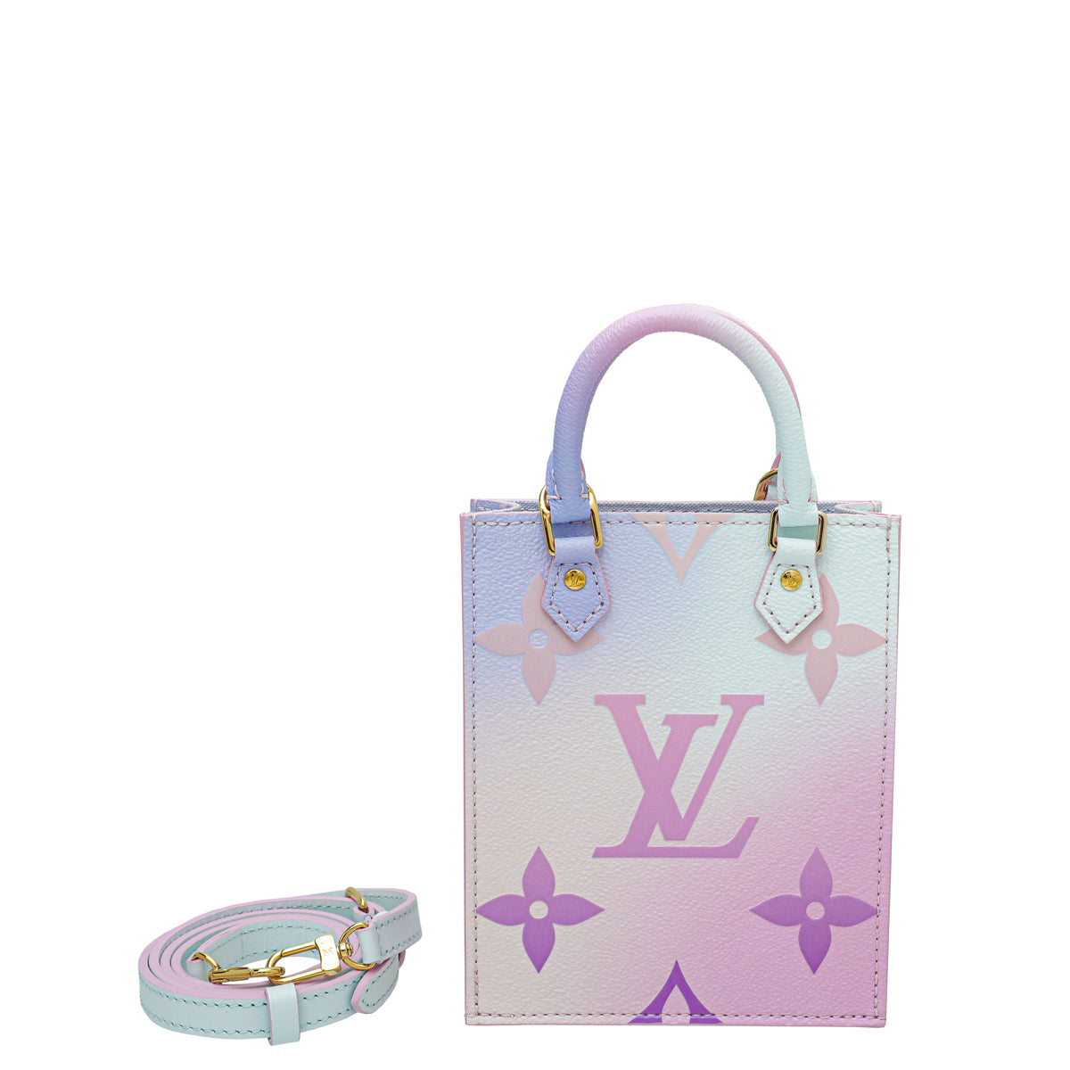 Louis Vuitton Sunrise Pastel Monogram Giant Spring In The City Petit Sac Plat