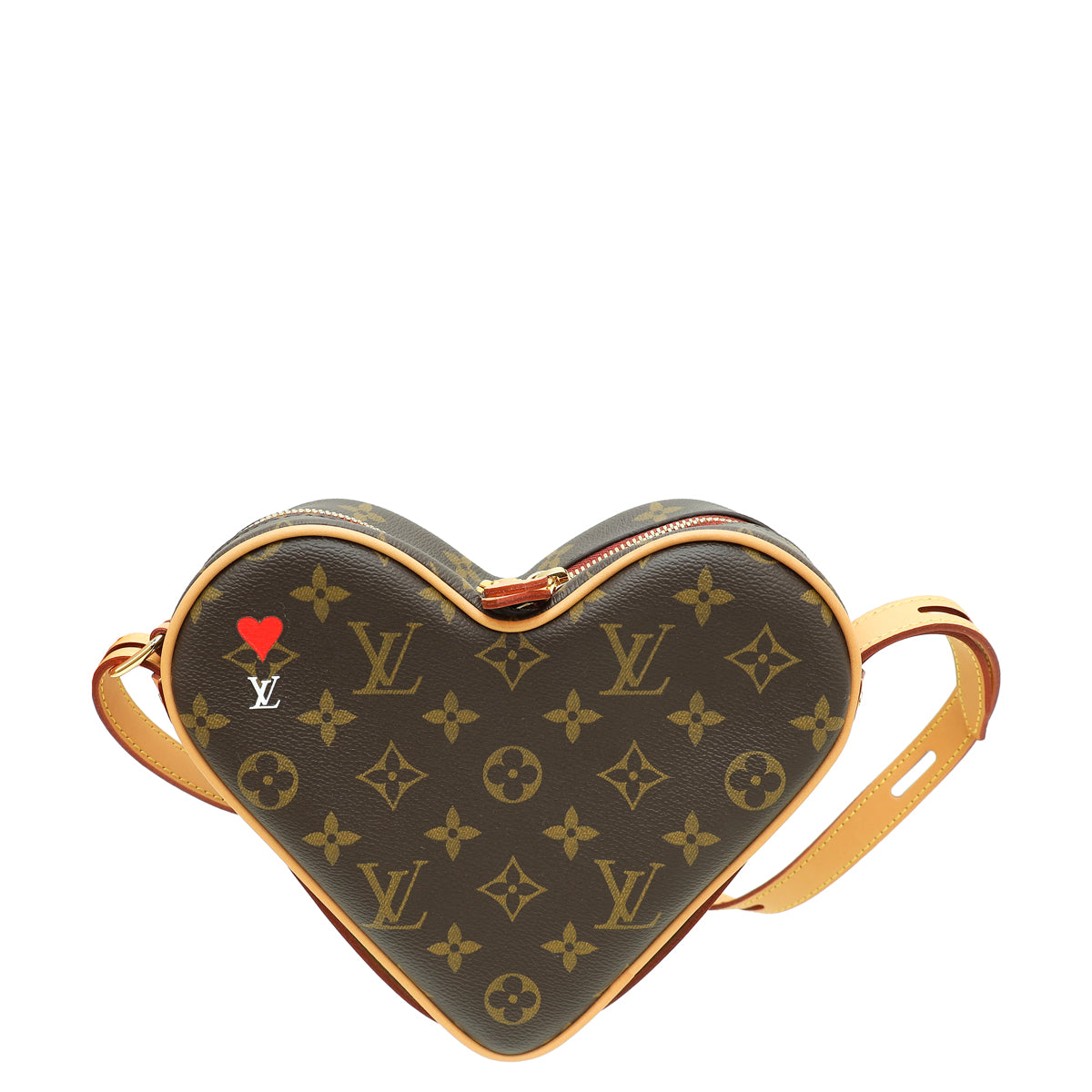 Louis Vuitton Brown Monogram Game On Coeur Heart Bag