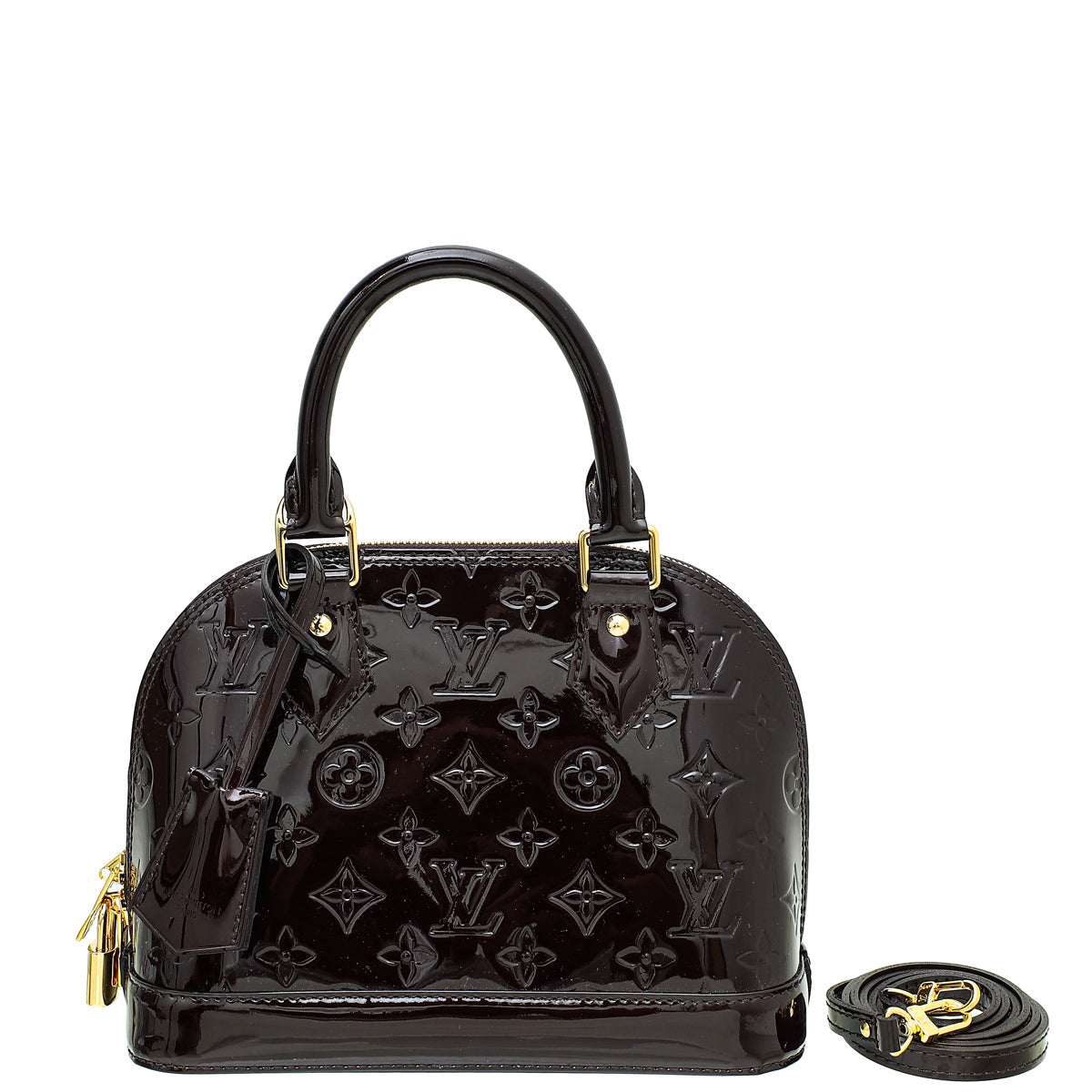 Louis Vuitton Amarante Monogram Vernis Alma BB Bag