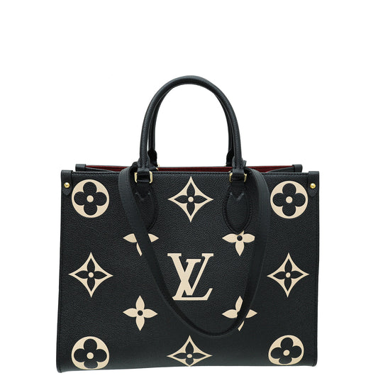 Louis Vuitton Bicolor Monogram Empreinte Onthego MM Bag