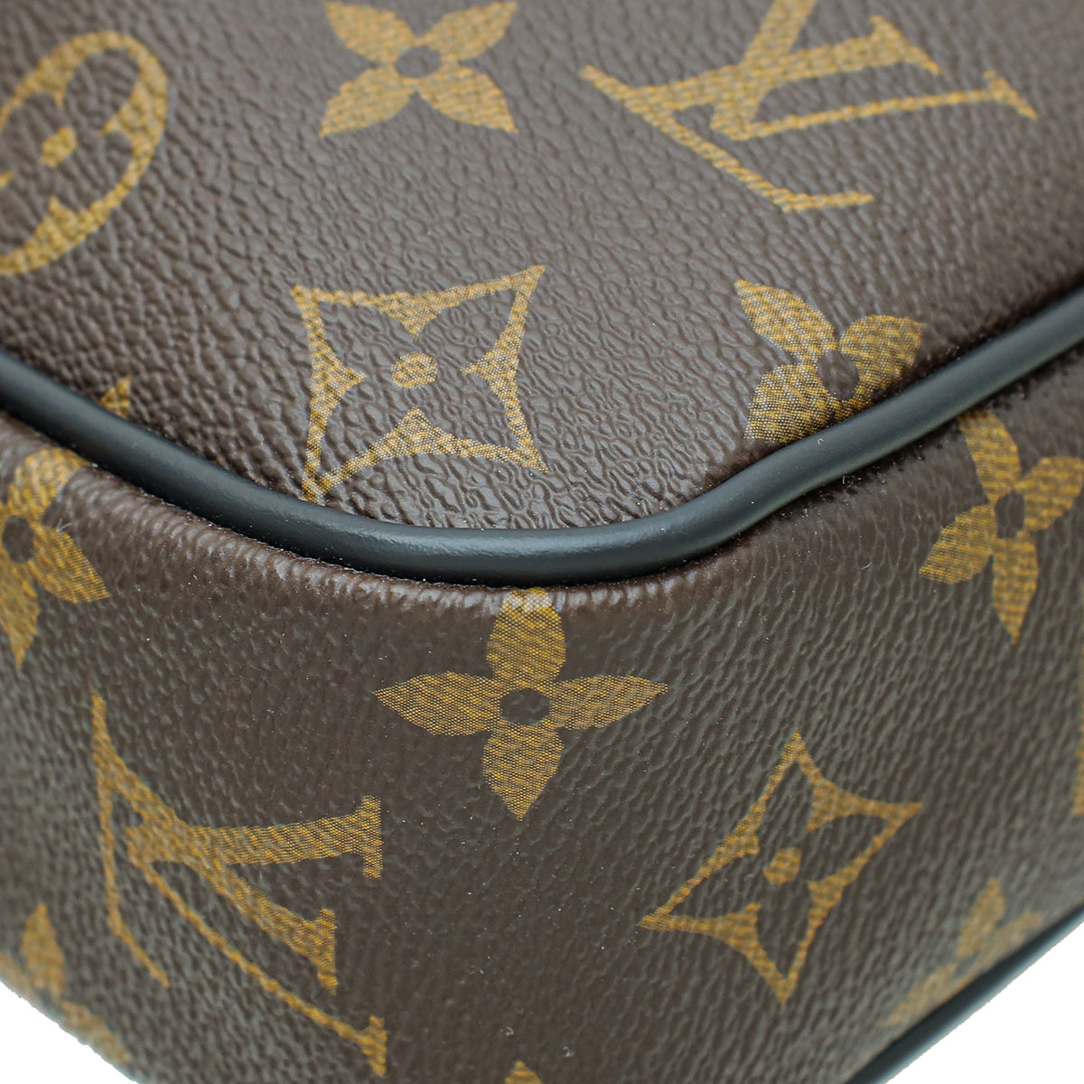 Louis Vuitton Monogram Black Macassar Porte-Documents Voyage PM Bag