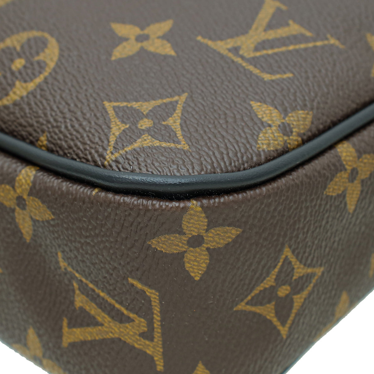 Louis Vuitton Monogram Black Macassar Porte-Documents Voyage PM Bag