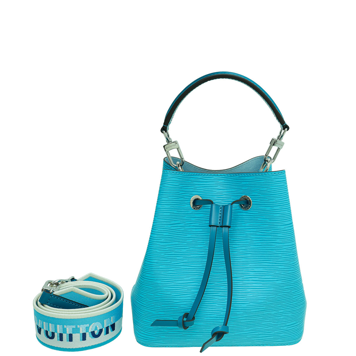 Louis Vuitton Bicolor Neonoe BB Bucket Sporty Strap Bag