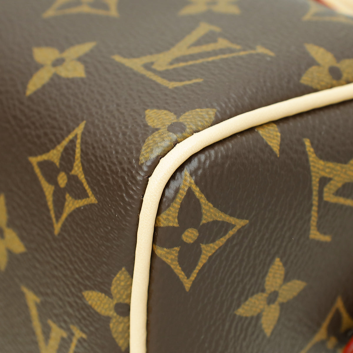 Louis Vuitton Monogram Beige Speedy 20 Bag