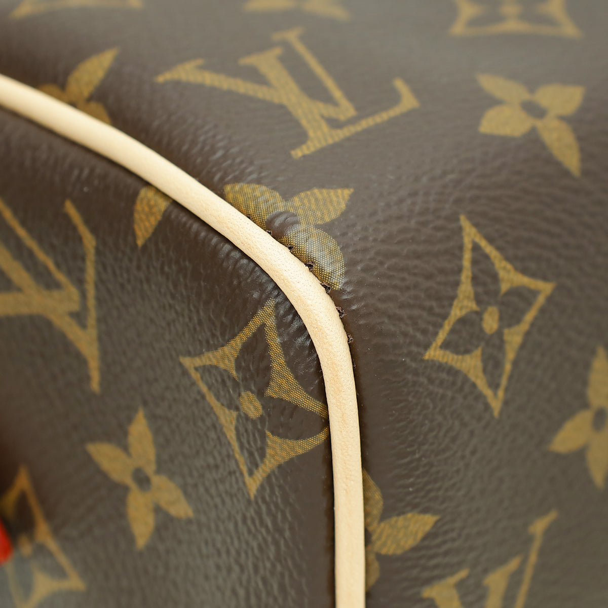 Louis Vuitton Monogram Beige Speedy 20 Bag