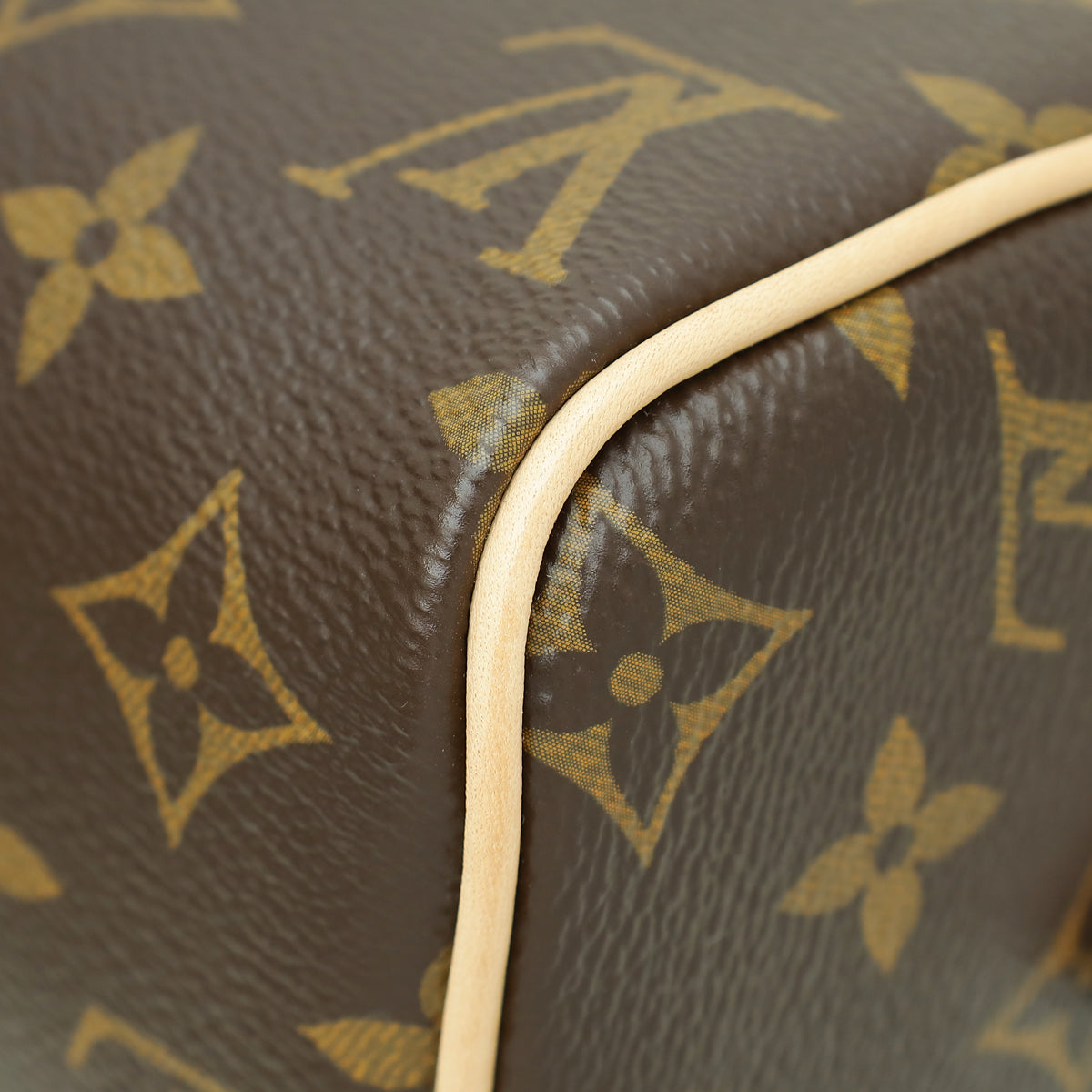 Louis Vuitton Monogram Beige Speedy 20 Bag