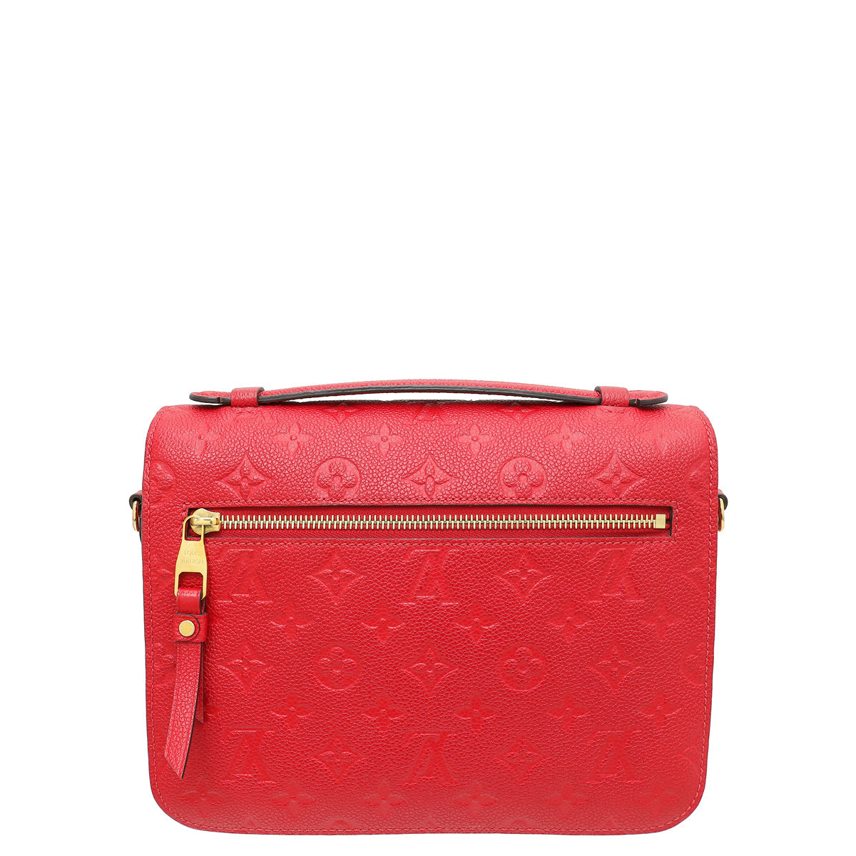 Louis Vuitton Chery Red Monogram Empreinte Pochette Metis Bag