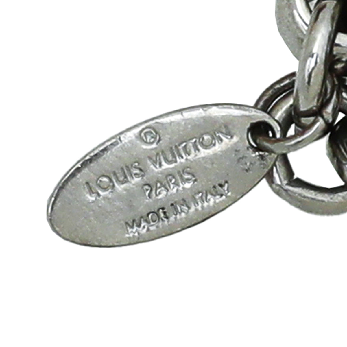 Louis Vuitton White Fleur D'Epi Bag Charm