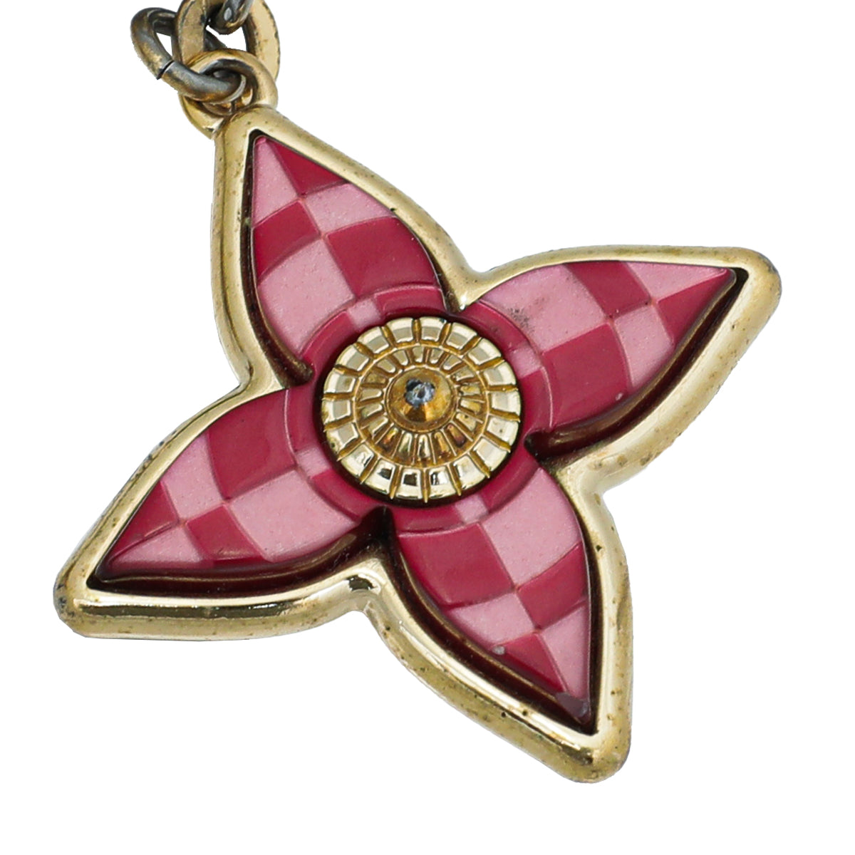 Louis Vuitton Bicolor Resin Mosaic Flower Bag Charm