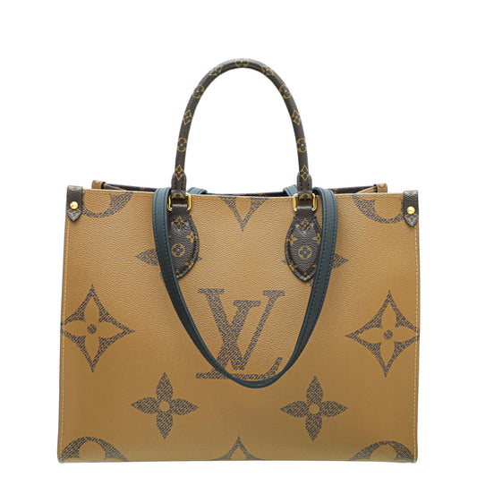 Louis Vuitton Monogram Reverse Giant Onthego MM Bag