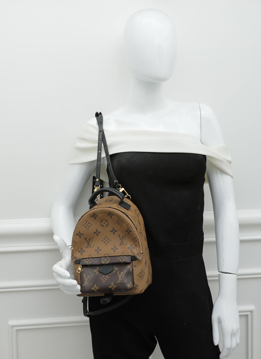 Louis Vuitton Monogram Reverse Palm Spring Mini Backpack Bag