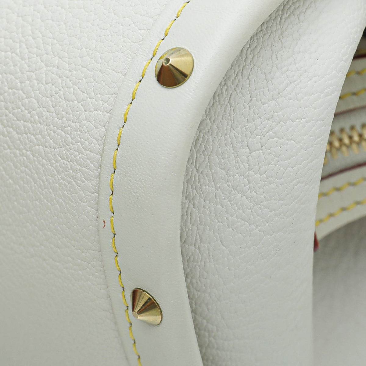 Louis Vuitton White Suhali L'Epanoui PM Bag