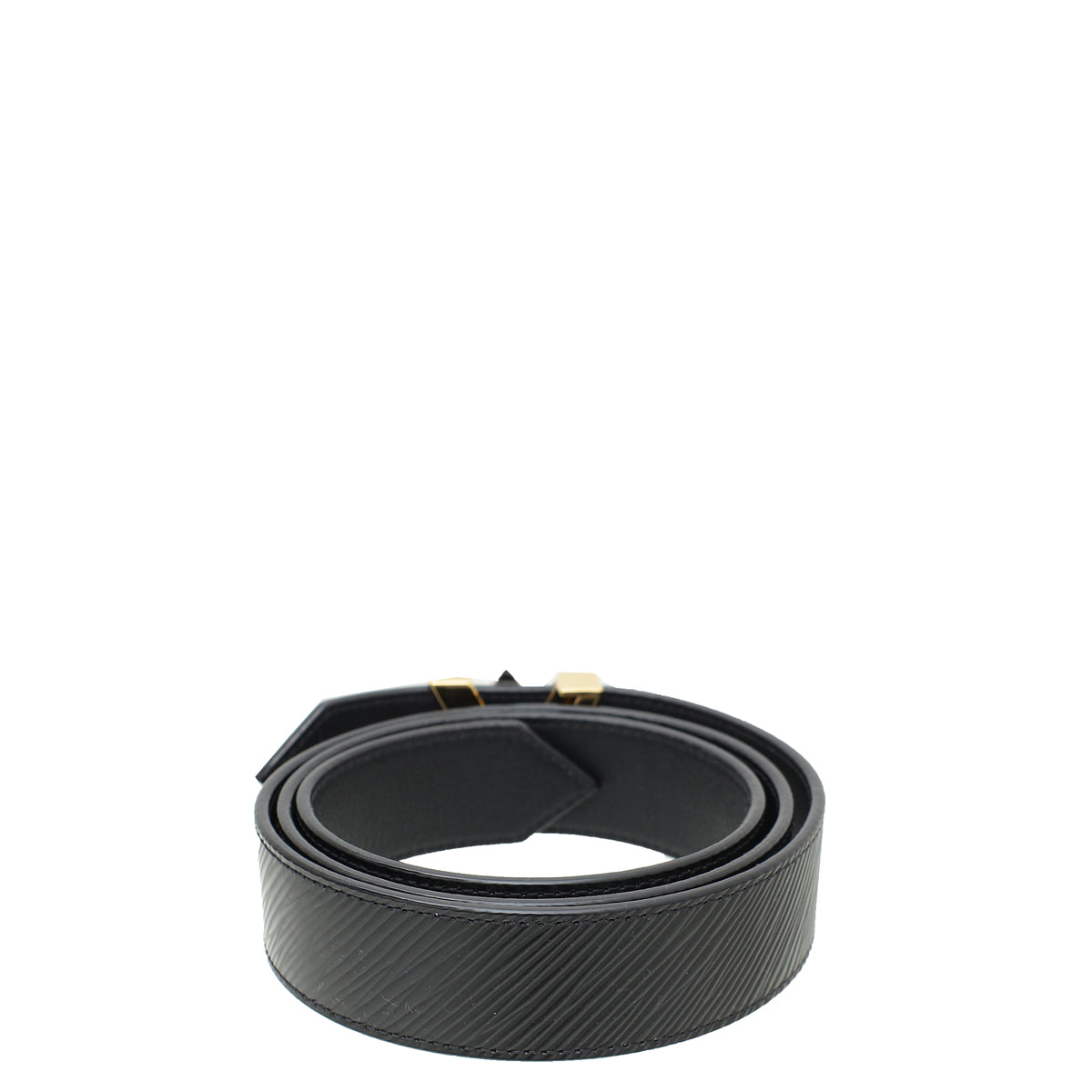 Louis Vuitton Black 30 mm Twist Belt 34