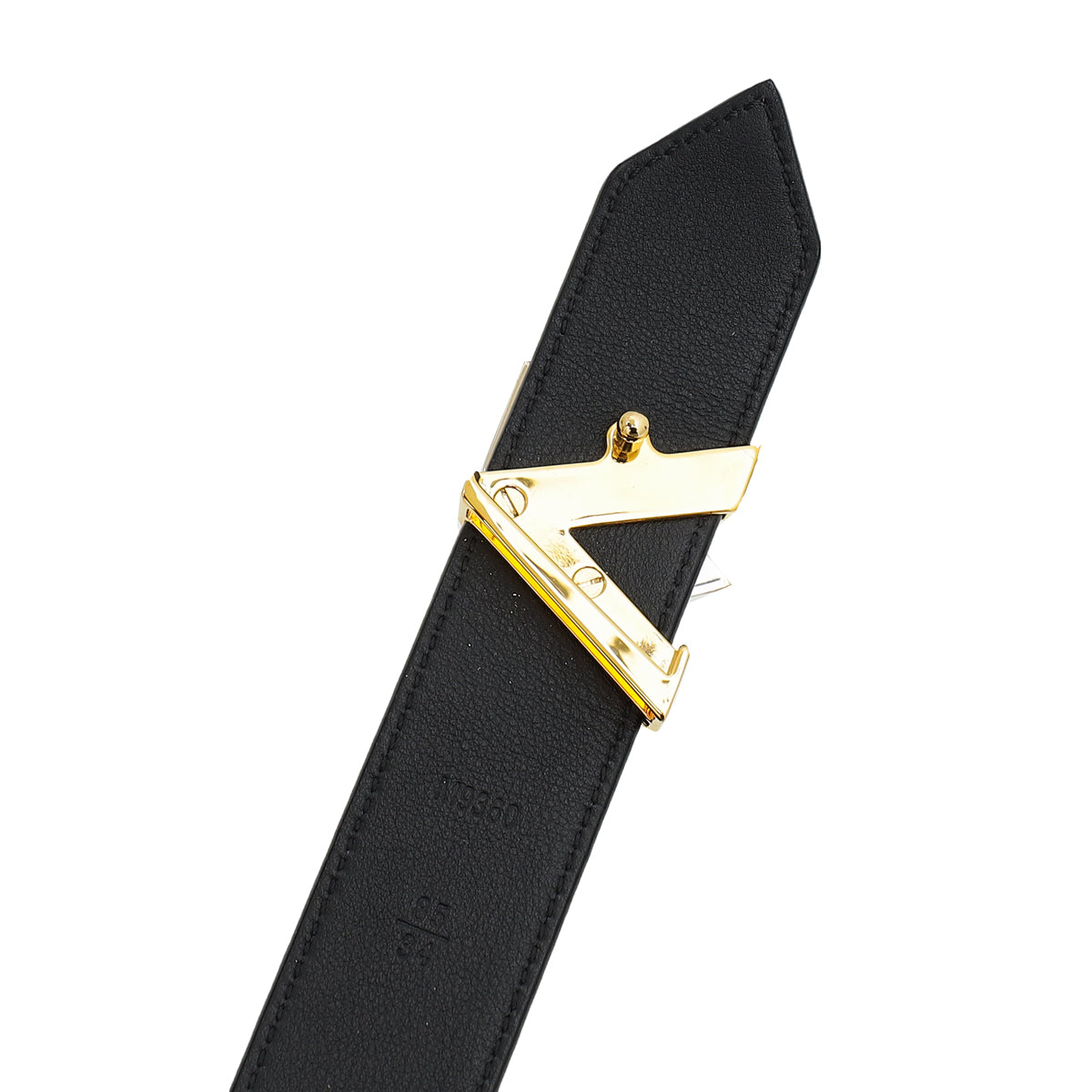 Louis Vuitton Black 30 mm Twist Belt 34